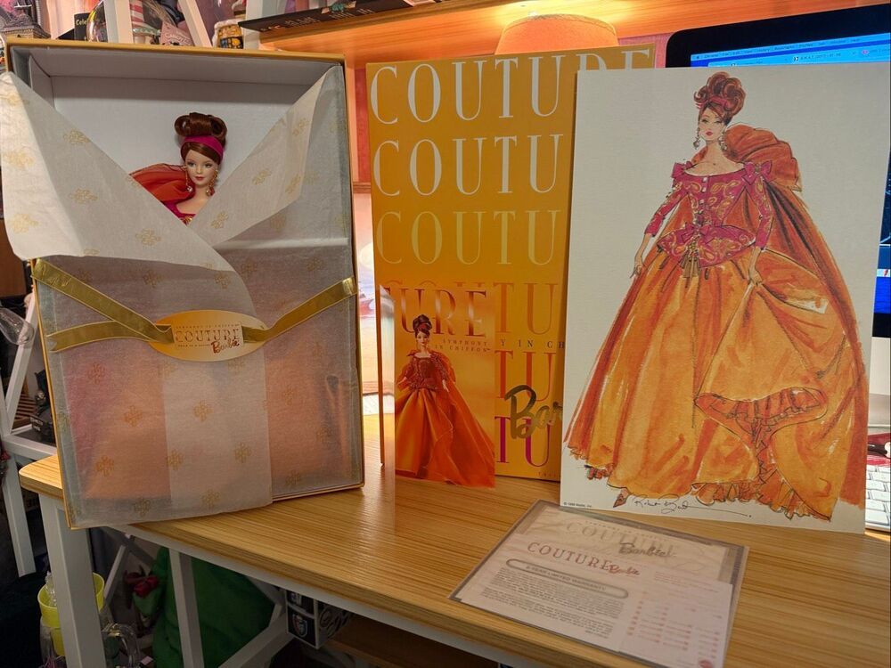 Barbie Couture Symphony In Chiffon 1997 Barbie Doll with COA COMPLETE/NIB